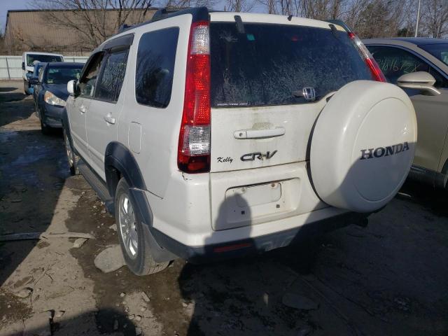 SHSRD78966U416208 - 2006 HONDA CR-V SE WHITE photo 3