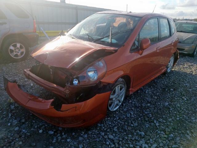 JHMGD37687S068333 - 2007 HONDA FIT S  照片 2