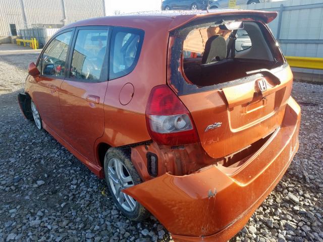 JHMGD37687S068333 - 2007 HONDA FIT S  照片 3