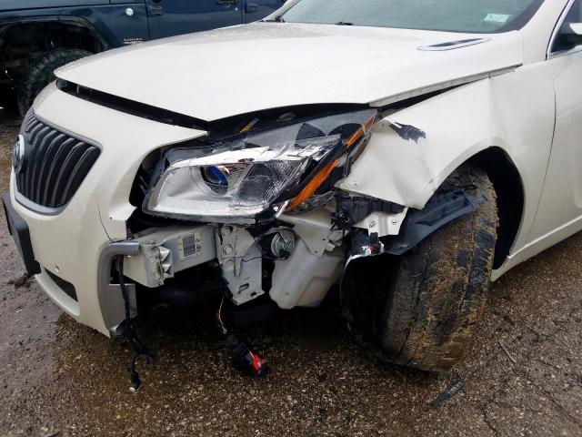 2G4GV5GV1C9212295 - 2012 BUICK REGAL GS  photo 9