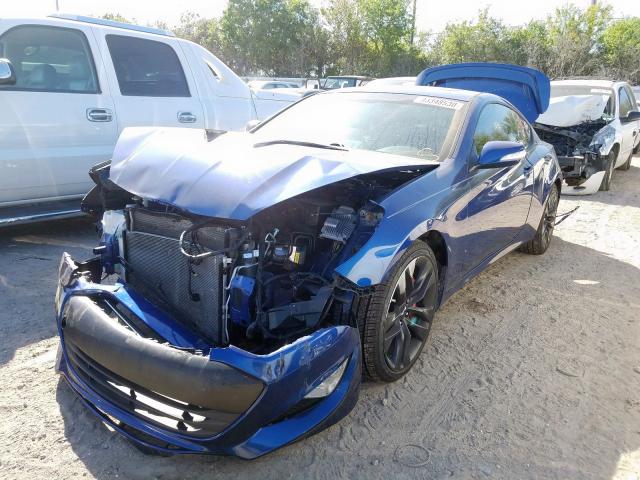 KMHHU6KJ5FU128165 - 2015 HYUNDAI GENESIS COUPE 3.8L  photo 2