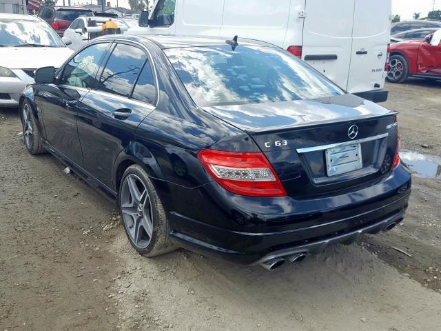 WDDGF77XX9F330284 - 2009 MERCEDES-BENZ C 63 AMG  photo 3