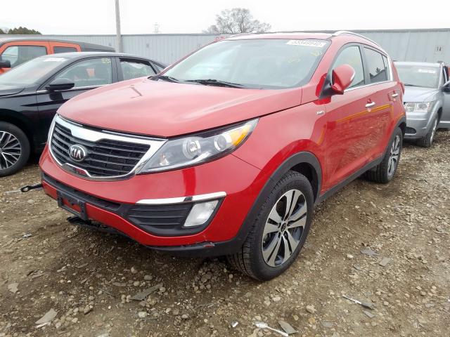 KNDPCCA26D7370941 - 2013 KIA SPORTAGE EX  photo 2