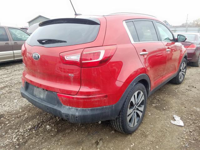 KNDPCCA26D7370941 - 2013 KIA SPORTAGE EX  photo 4