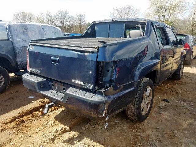 5FPYK1F51AB001707 - 2010 HONDA RIDGELINE RTL  photo 4