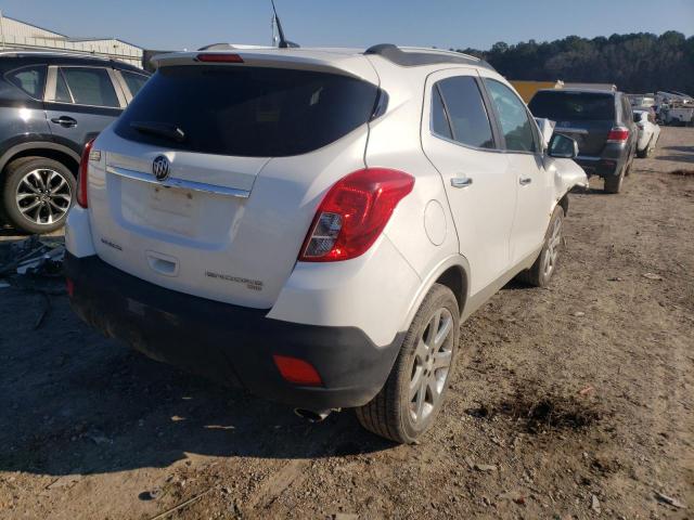 KL4CJHSB5EB573750 - 2014 BUICK ENCORE PRE WHITE photo 4