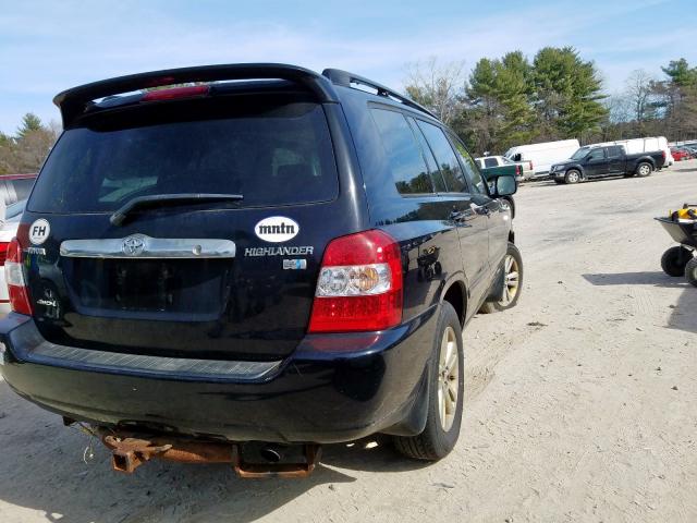 JTEEW21A060003413 - 2006 TOYOTA HIGHLANDER HYBRID  photo 4