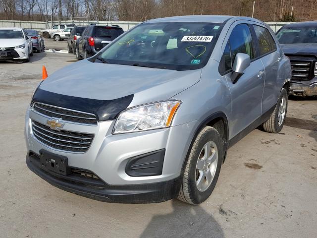 KL7CJNSB8GB560379 - 2016 CHEVROLET TRAX LS  photo 2