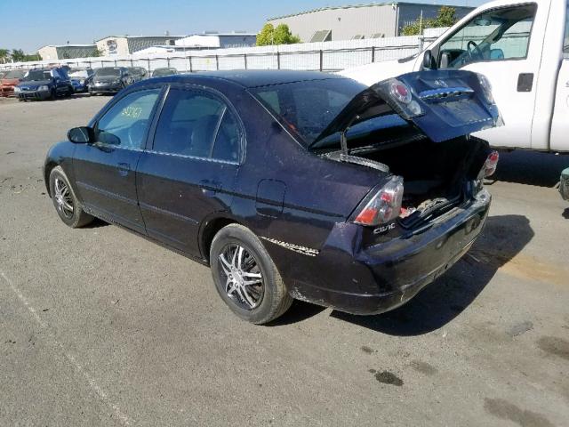 2HGES267X1H565693 - 2001 HONDA CIVIC EX  photo 3