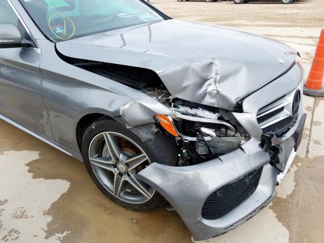 55SWF4KB9FU039662 - 2015 MERCEDES-BENZ C 300 4MATIC  photo 9