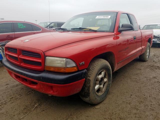 1B7GL22X9YS507345 - 2000 DODGE DAKOTA  photo 2