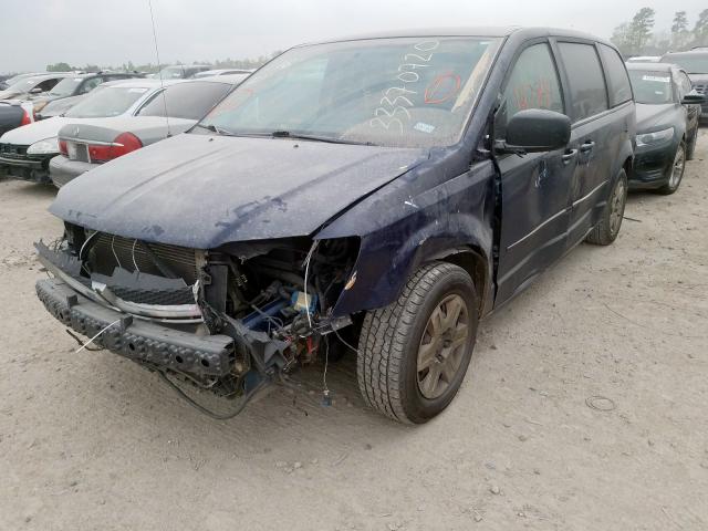 2C4RDGBG0CR243400 - 2012 DODGE GRAND CARAVAN SE  photo 2