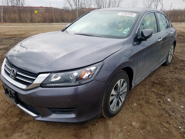 1HGCR2F31EA045533 - 2014 HONDA ACCORD LX  photo 2