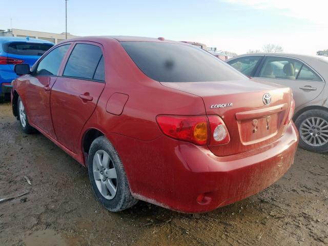 JTDBL40E099041241 - 2009 TOYOTA COROLLA BASE  photo 3