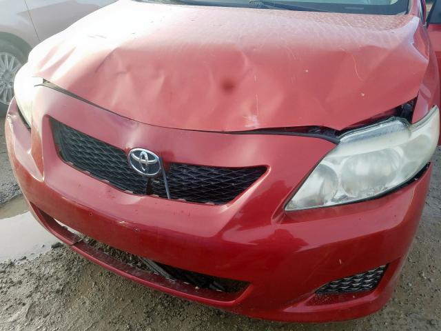 JTDBL40E099041241 - 2009 TOYOTA COROLLA BASE  photo 9