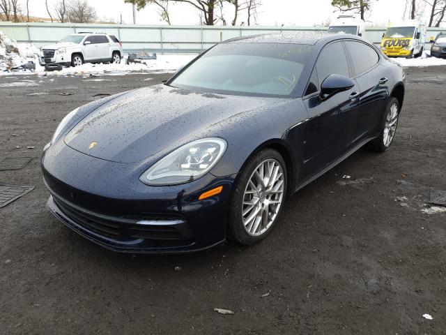 WP0AA2A74KL102136 - 2019 PORSCHE PANAMERA BASE BLUE photo 2