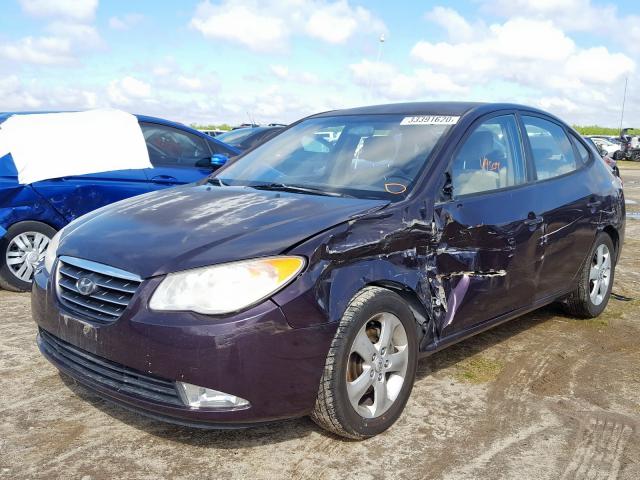 KMHDU46D47U105761 - 2007 HYUNDAI ELANTRA GLS  photo 2