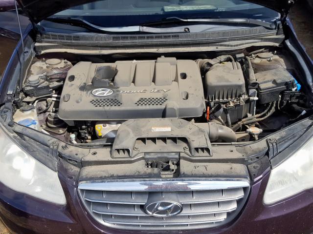 KMHDU46D47U105761 - 2007 HYUNDAI ELANTRA GLS  photo 7