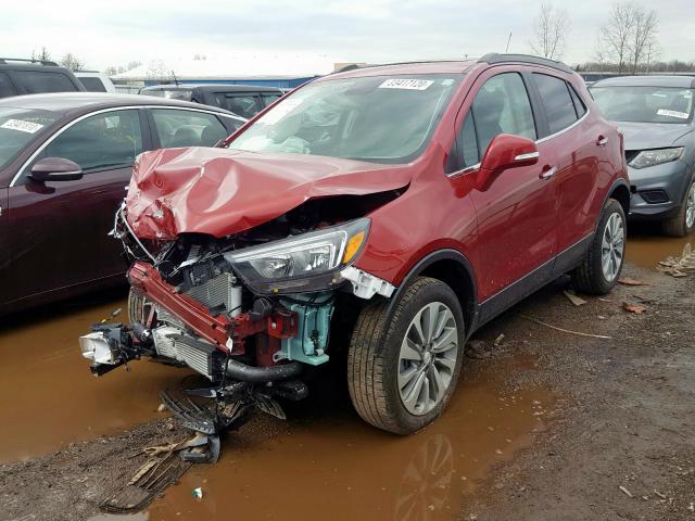 KL4CJESB2KB844953 - 2019 BUICK ENCORE PREFERRED  photo 2