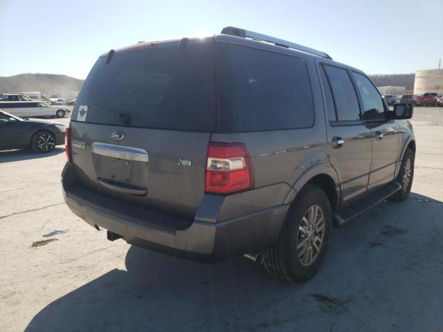 1FMJU1K57CEF01686 - 2012 FORD EXPEDITION LIMITED GRAY photo 4