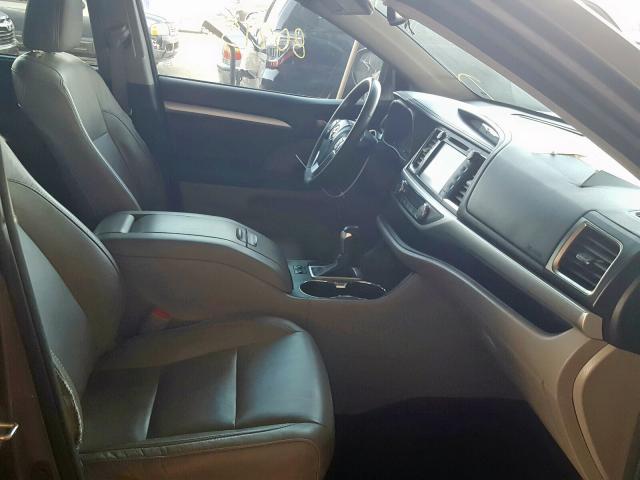 5TDKKRFH4GS126390 - 2016 TOYOTA HIGHLANDER XLE  photo 5