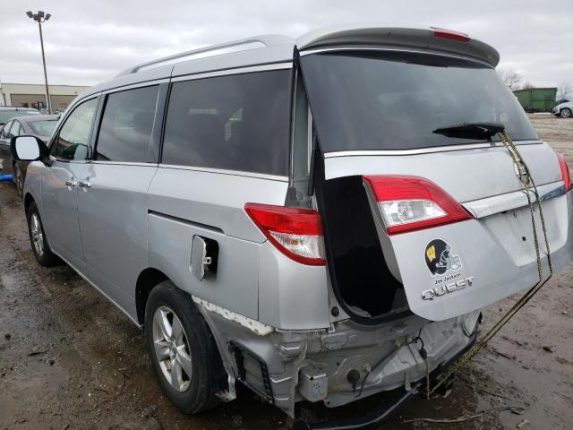 JN8AE2KP4G9151719 - 2016 NISSAN QUEST S SILVER photo 3