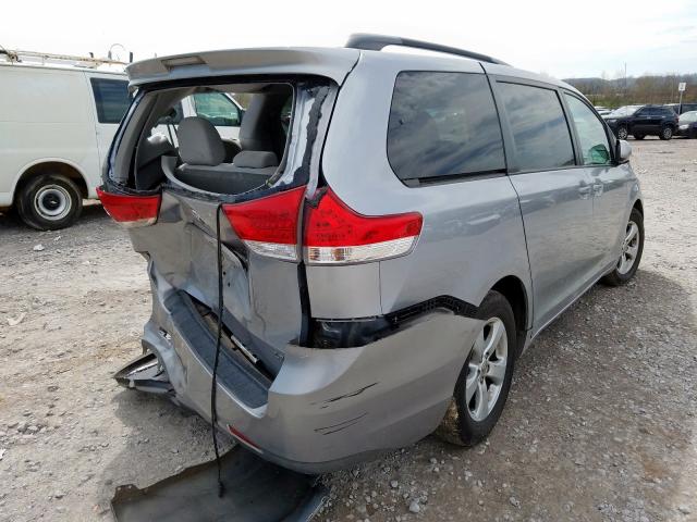 5TDKK3DCXES480934 - 2014 TOYOTA SIENNA LE  photo 4