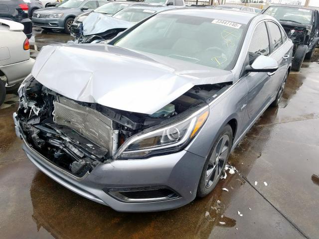 KMHE34L13HA050871 - 2017 HYUNDAI SONATA HYBRID  photo 2