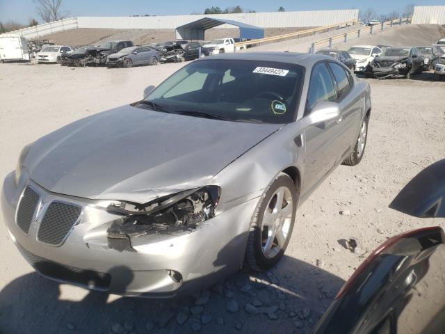 2G2WC55CX81130809 - 2008 PONTIAC GRAND PRIX GXP GRAY photo 2