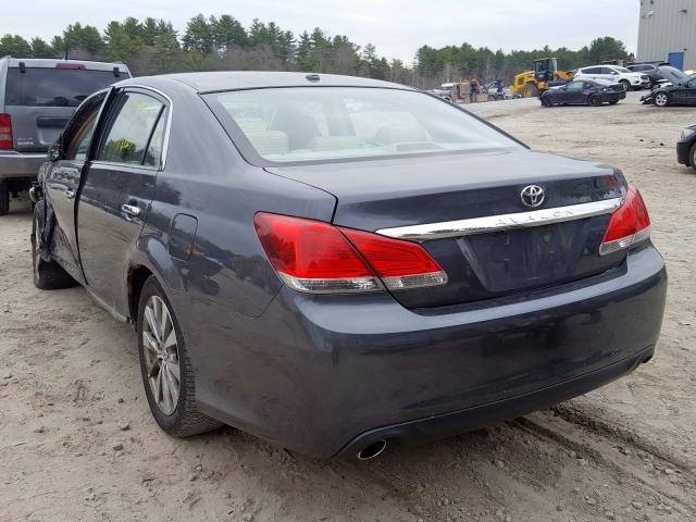 4T1BK3DB5BU375471 - 2011 TOYOTA AVALON BASE  photo 3