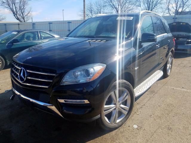 4JGDA5HB2CA014803 - 2012 MERCEDES-BENZ ML 350 4MATIC  photo 2