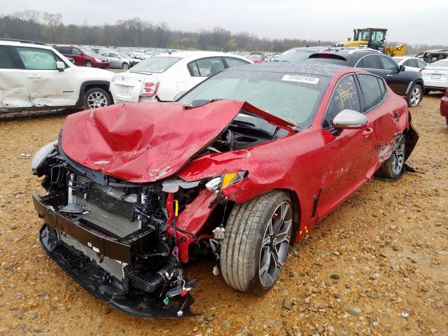 KNAE55LC7J6017237 - 2018 KIA STINGER GT2  photo 2