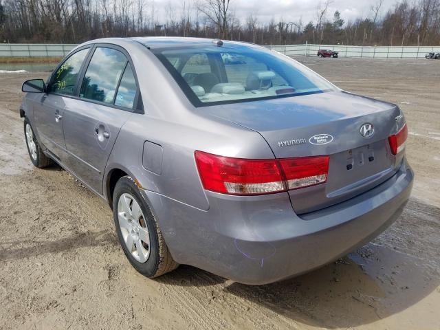 5NPET46C88H341943 - 2008 HYUNDAI SONATA GLS  photo 3