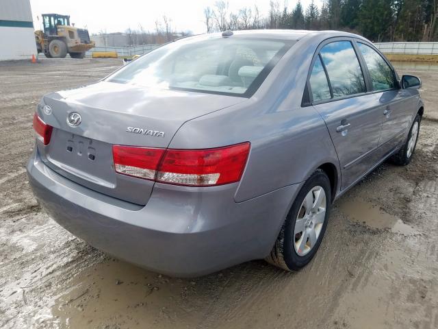 5NPET46C88H341943 - 2008 HYUNDAI SONATA GLS  photo 4