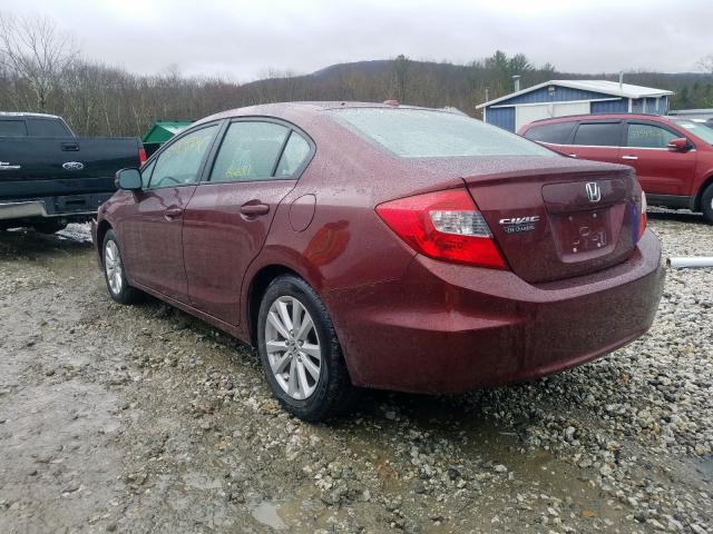 2HGFB2F92CH505500 - 2012 HONDA CIVIC EXL  照片 3