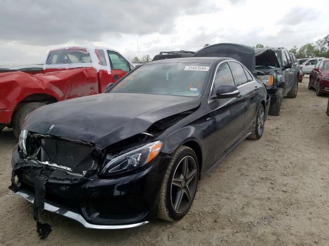 55SWF4KB7FU028286 - 2015 MERCEDES-BENZ C 300 4MATIC  photo 2