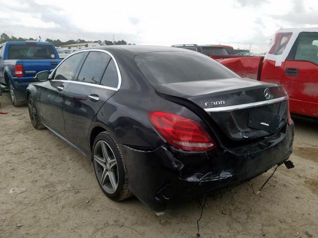 55SWF4KB7FU028286 - 2015 MERCEDES-BENZ C 300 4MATIC  photo 3