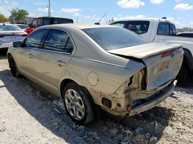 3FAHP0HAXAR243219 - 2010 FORD FUSION SE  photo 3