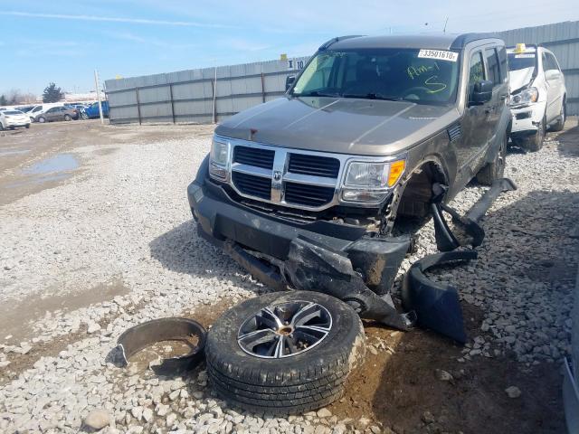 1D8GU28K67W590637 - 2007 DODGE NITRO SXT  photo 2