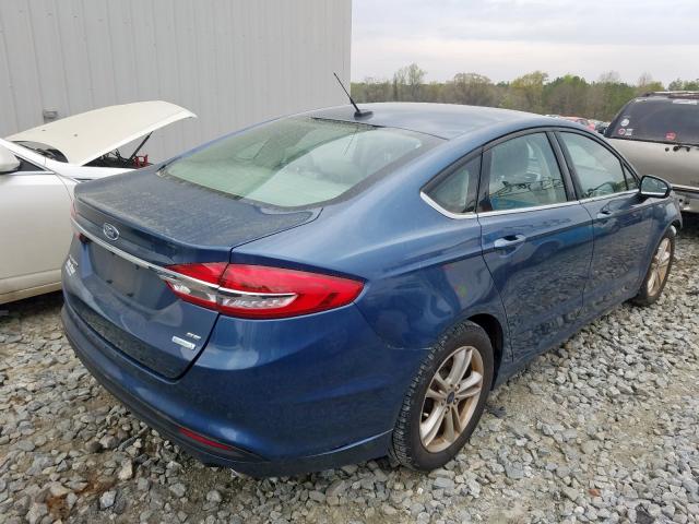 3FA6P0HD8JR275944 - 2018 FORD FUSION SE  photo 4