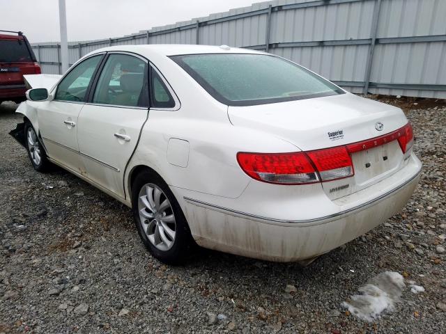 KMHFC46FX8A250576 - 2008 HYUNDAI AZERA SE  photo 3