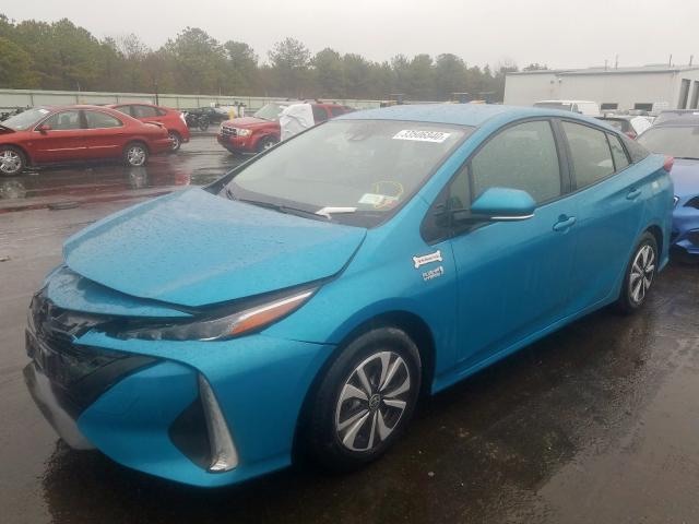 JTDKARFPXJ3076470 - 2018 TOYOTA PRIUS PRIME  photo 2