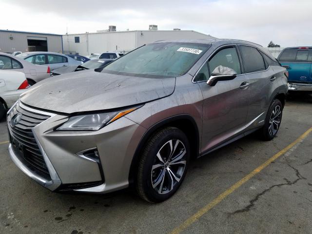 2T2BGMCA2KC042576 - 2019 LEXUS RX 450H BASE  photo 2