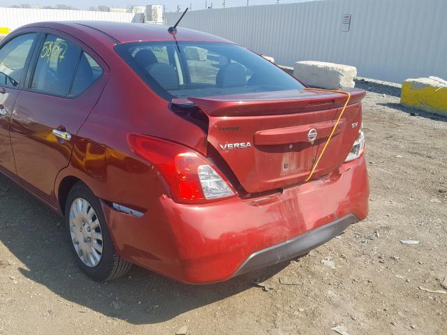 3N1CN7AP2HK453515 - 2017 NISSAN VERSA S  photo 9