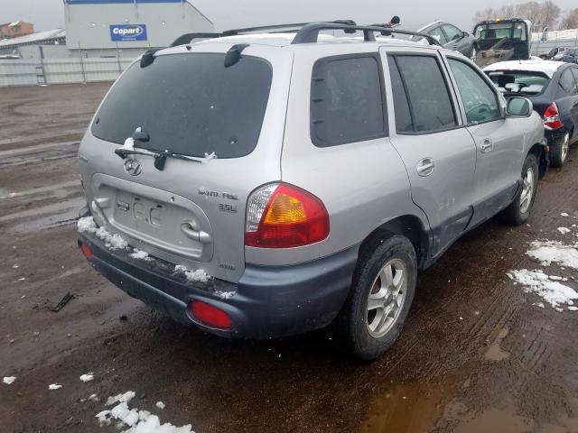 KM8SC73E74U604591 - 2004 HYUNDAI SANTA FE GLS  photo 4