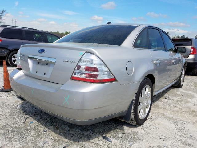 1FAHP25W78G149232 - 2008 FORD TAURUS LIMITED  photo 4