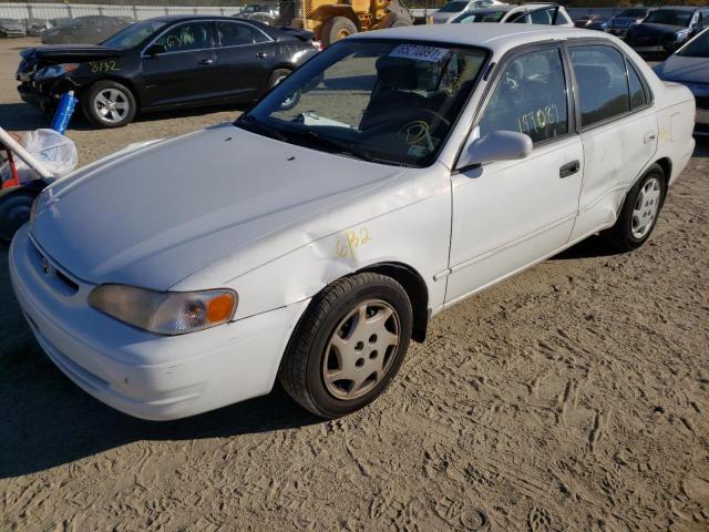 2T1BR12E2YC262133 - 2000 TOYOTA COROLLA VE WHITE photo 2