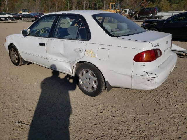 2T1BR12E2YC262133 - 2000 TOYOTA COROLLA VE WHITE photo 3