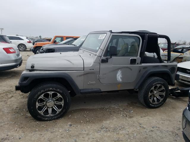 1J4FA49S52P723155 - 2002 JEEP WRANGLER / SPORT GRAY photo 10