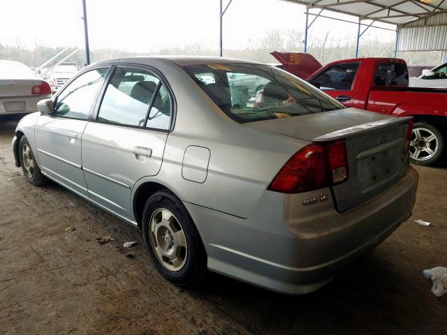 JHMES96635S011536 - 2005 HONDA CIVIC HYBRID  photo 3